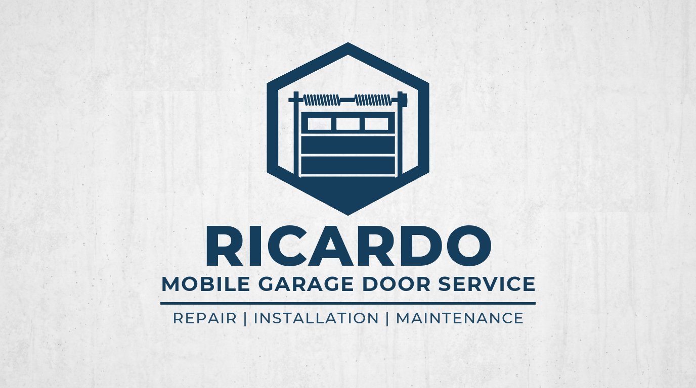 Ricardo Mobile Garage Door Service Logo